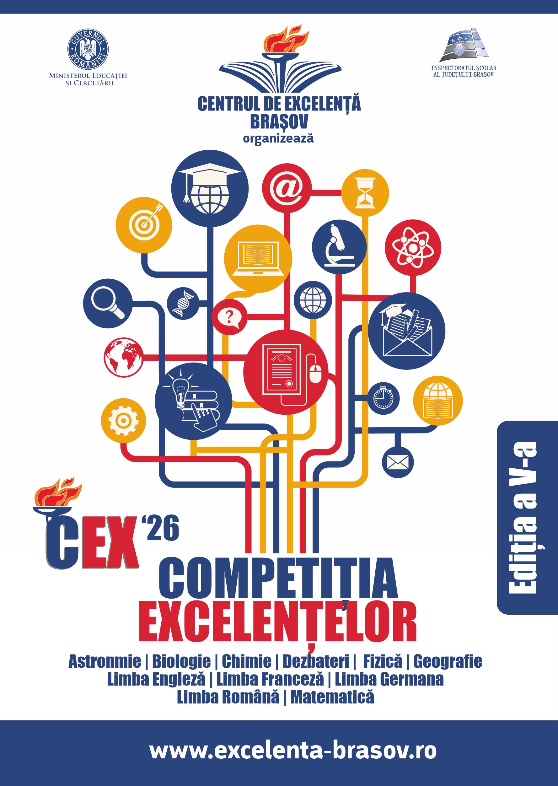 Concursul Competiția Excelențelor 2026 - ediția a V-a